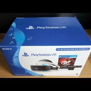 PlayStation PSVR Headset Bundle - CUH-ZVR1 PS VR - w/Box & Doom Game- Like New!